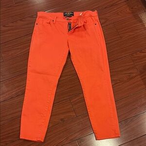 Lucky Brand Orange Ankle Cropped Jeans